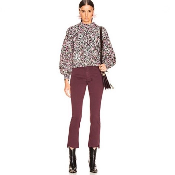 MOTHER Denim - Mother Rascal High Rise Straight Ankle Fray Jean NWT